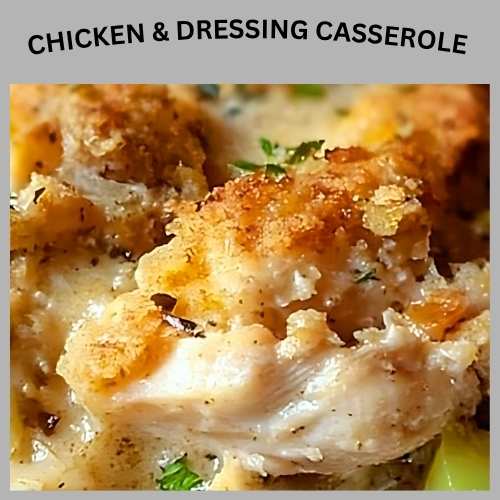 Chicken & Dressing Casserole
